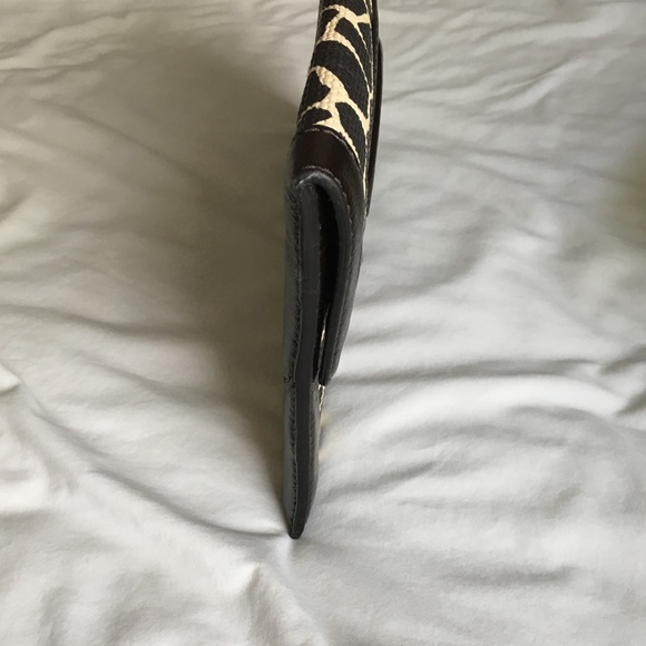 Banana Republic camel print leather clutch - Picture 3 of 8